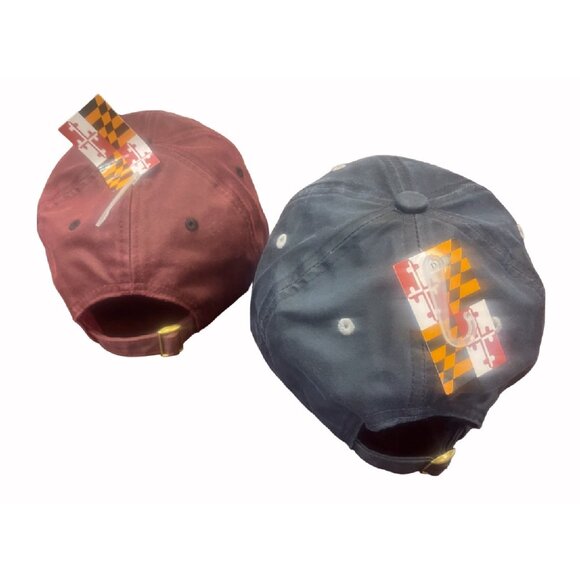 Maryland 1632 Cotton Waxed Style Mesh Burgandy Cap Hat NEW Fast Ship - Picture 2 of 4